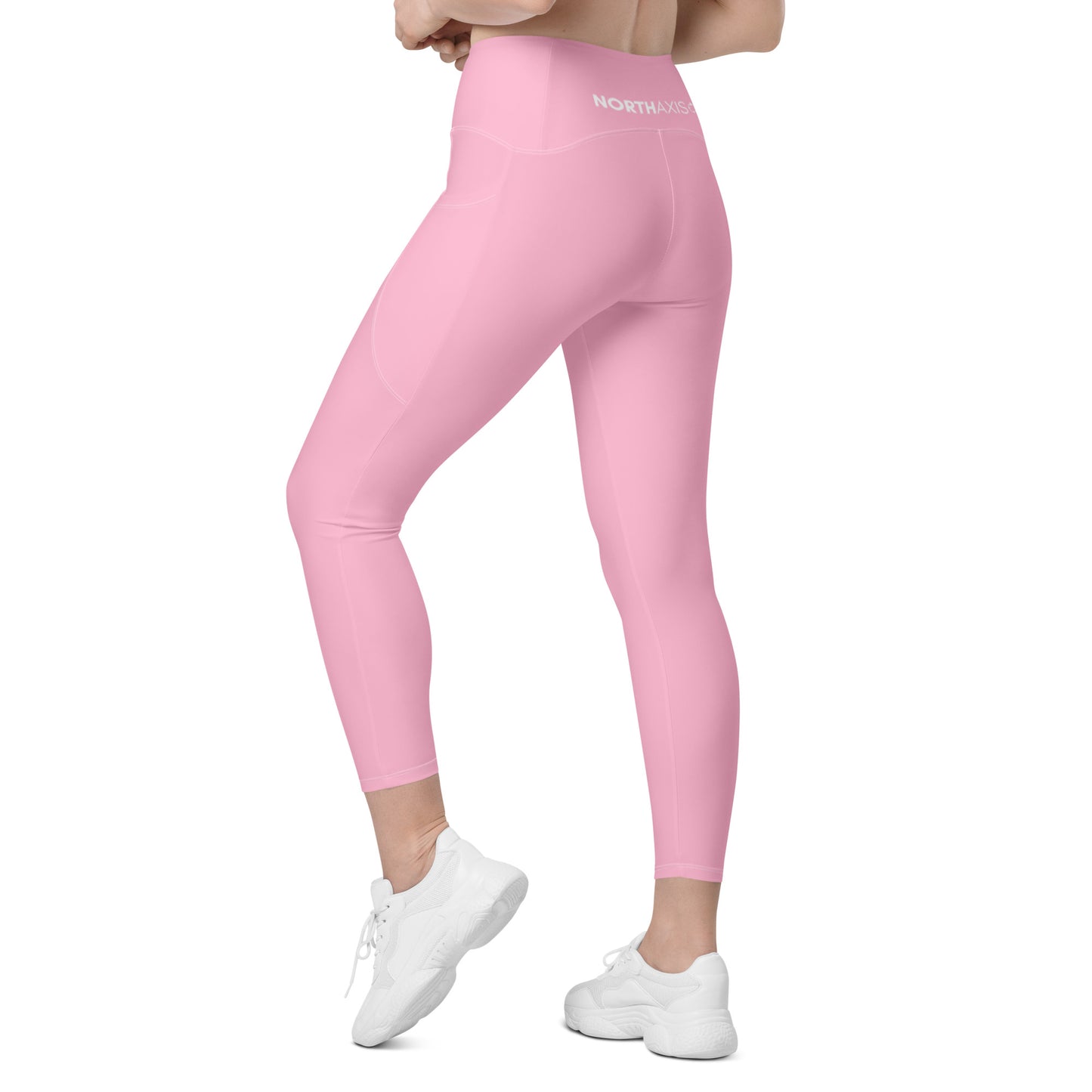 Crossover leggings with pockets